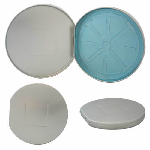 10 SPECIALTY ROUND TIN CD DVD CASE NEW 134X190″ BL802