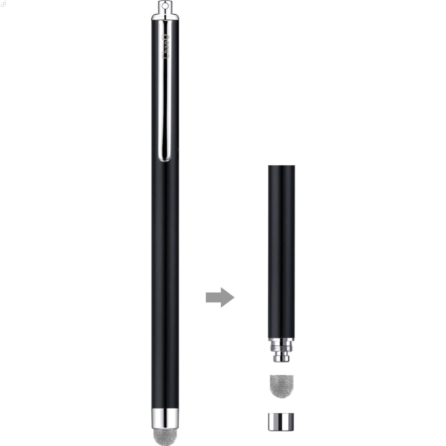 0.27 Inches 7 mm Replaceable Mesh Fiber Tips Stylus Pen Pack of 10