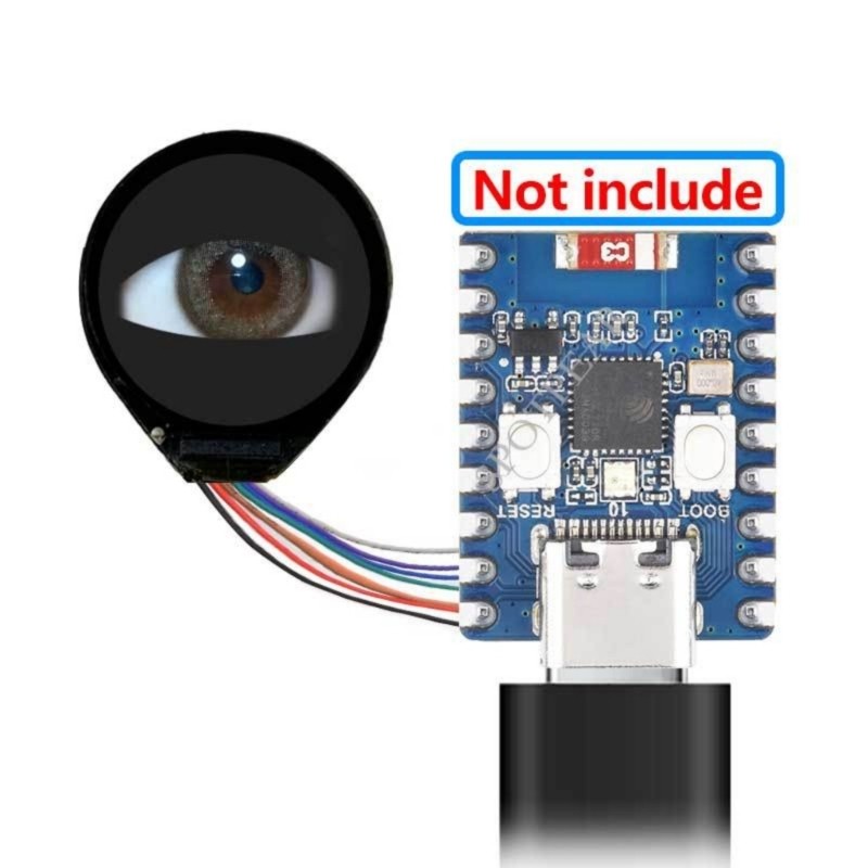 0.71Inch Circular Display LCD Panel Low Power Consumption Energy Efficient
