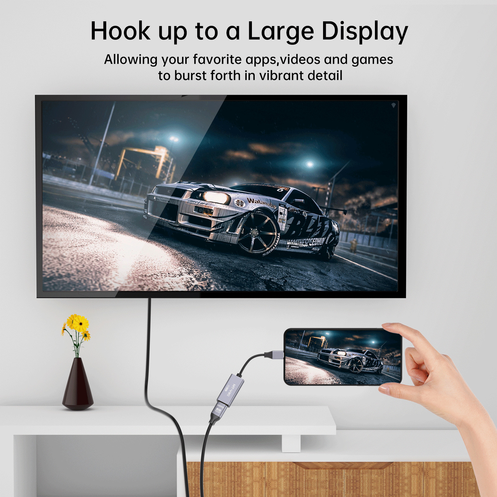 MT-VIKI 8K 60hz Type USB C to HDMI Adapter Converter