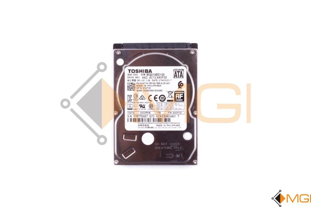 DELL 1TB SATA HARD DRIVE 2.5″ 5400 MQ01ABD100 // 1KT1K NO TRAY
