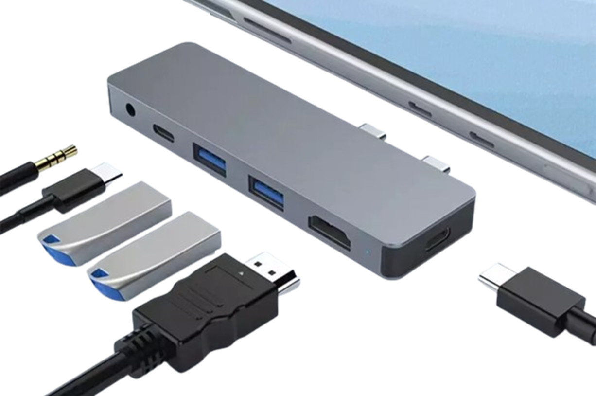 Surface Pro 9 Dock with 4K@60Hz HDMI Thunerbolt 4(8K@30Hz Video+40G Data