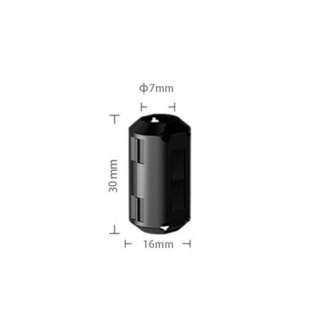 FERROUS RING CHOKE-CLIP ON NOISE FILTER-EMI & RFI Suppressor Cable Clip