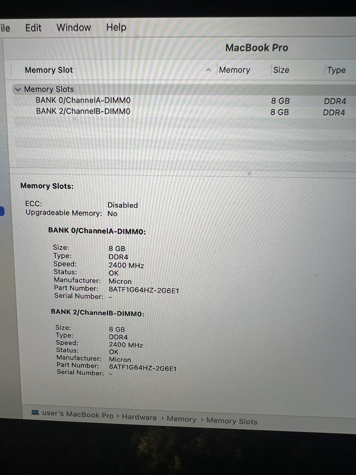 Apple MacBook Pro 2019 15” i9 *READ* 2.3GHz 500GB SSD 16GB RAM OS Sequoia 2019