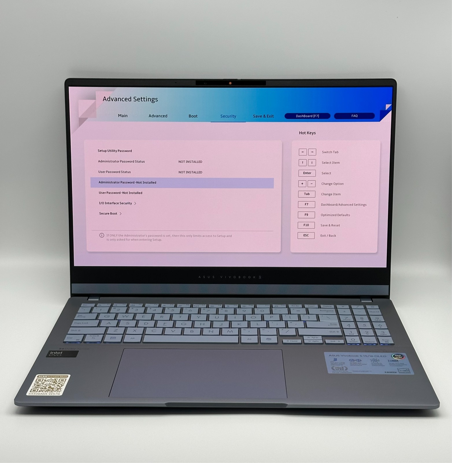 ASUS VivoBook S 15 15.6″ 3K OLED Intel Ultra 7 155H 16GB RAM 1TB SSD W11H Laptop