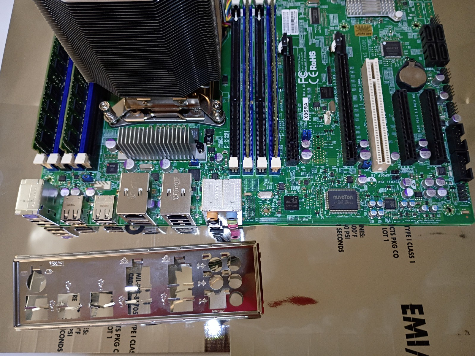 Supermicro X9SRA LGA2011 DDR3 Motherboard w/ E5-2630 + 16GB ECC