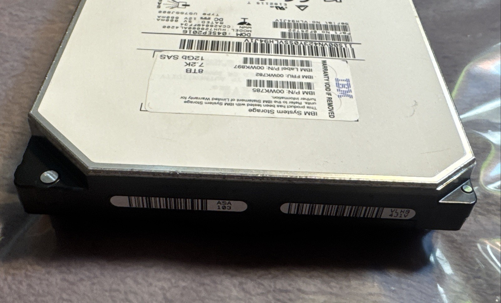 HGST IBM 8TB 7.2K 3.5″ 12GB SAS HDD 00WK785/HUH728080AL4200