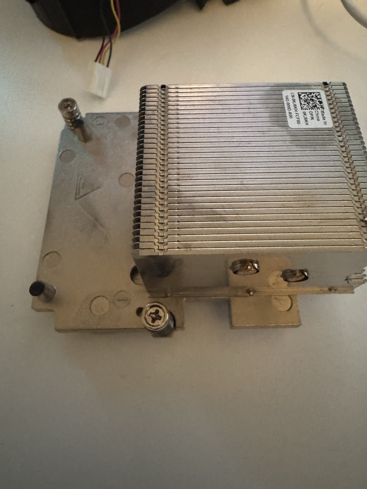 Dell Precision T3240 80W Desktop Blower With Heatsink KJ6KH FKGPC