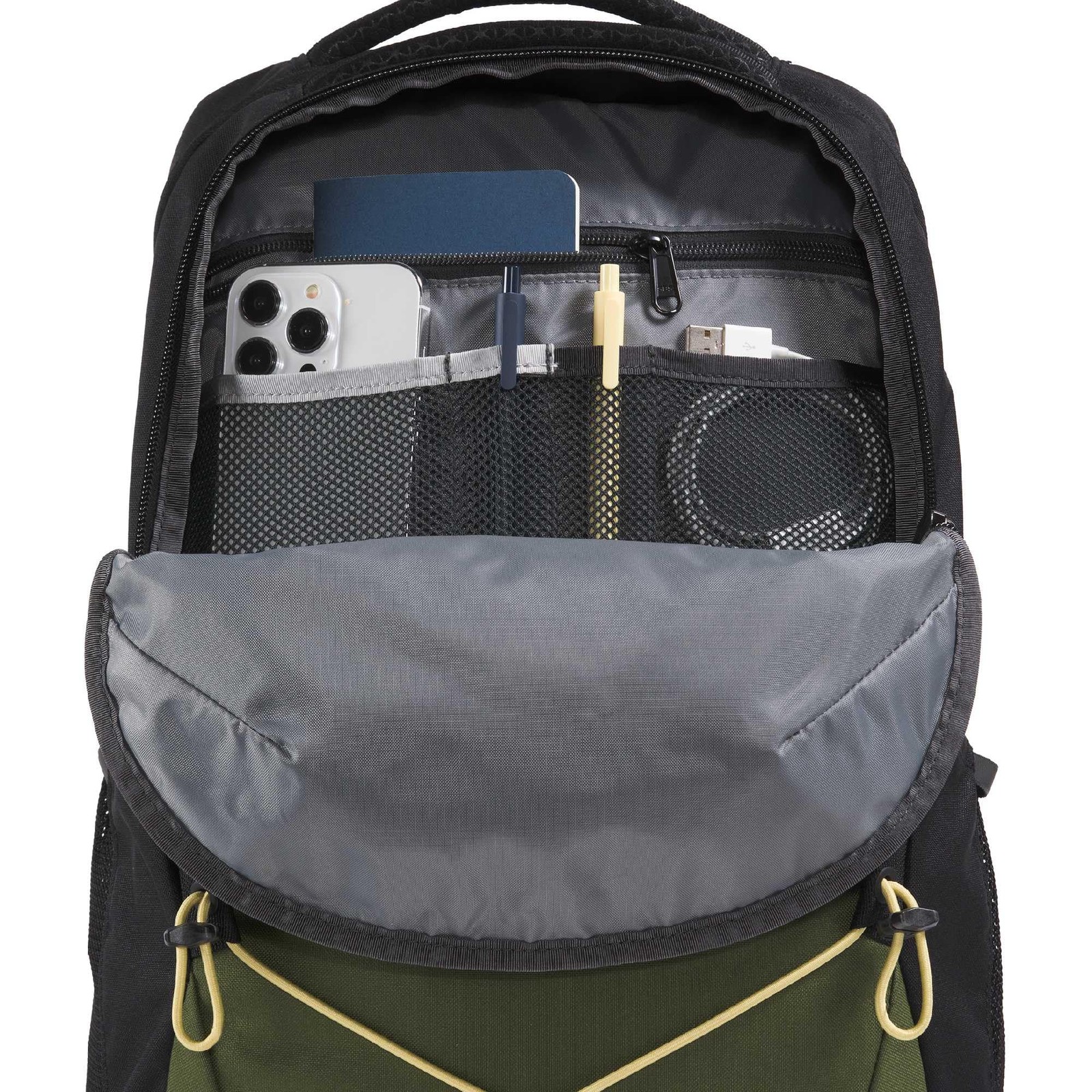 The North Face Jester One Size, Woodland Green/Tnf Black/Honeyed Sand