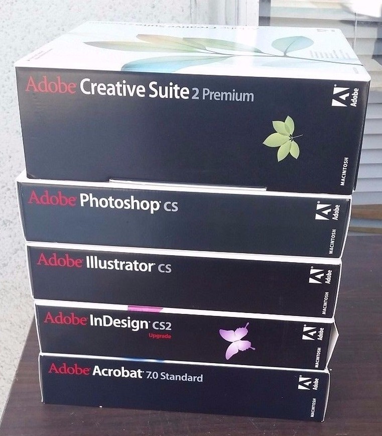 Adobe Creative Suite 2 Premium Mac With 4 other Adobe Programs!!!