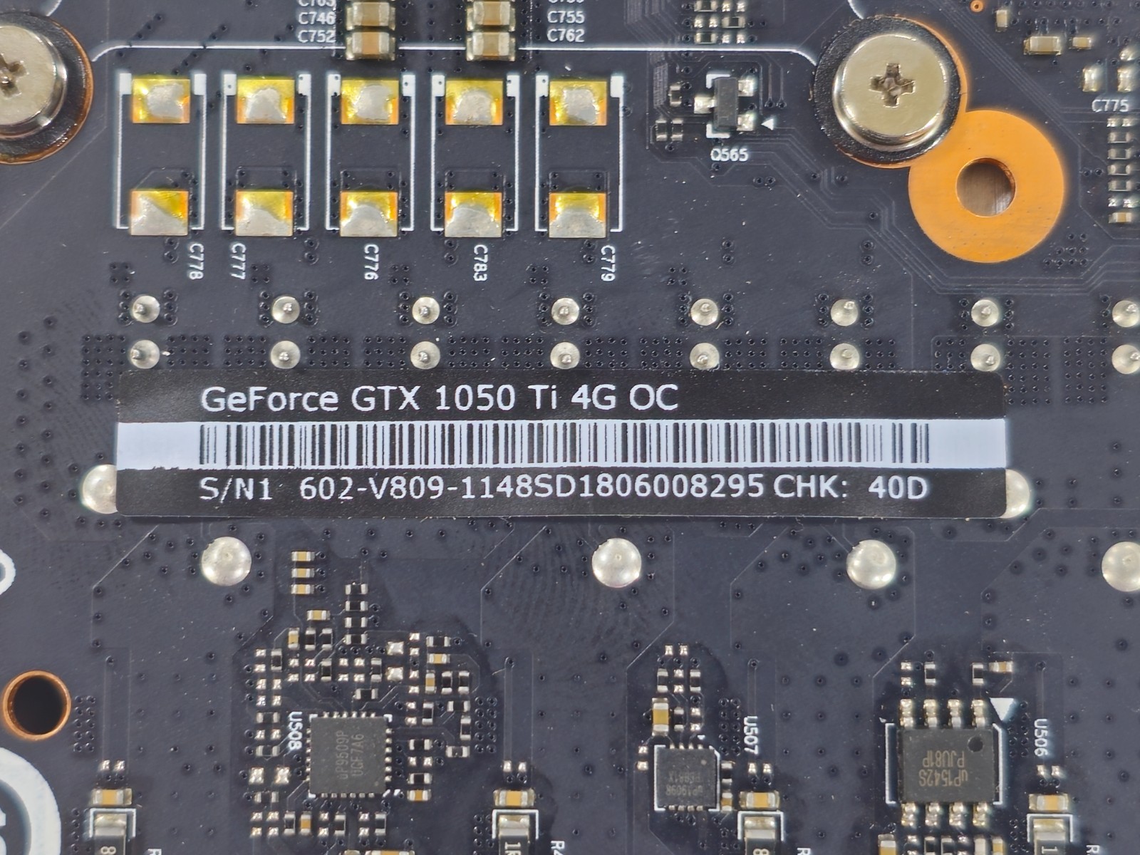 [NOT WORKING] MSI GeForce GTX 1050 Ti OC 4GB 4G 128-bit GDDR5 PCI-E 3.0