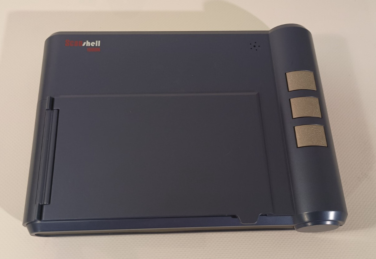 SCANSHELL 1000N-A ID FLATBED PORTABLE ID DRIVERS LISENCE PASSPORT SCANNER.