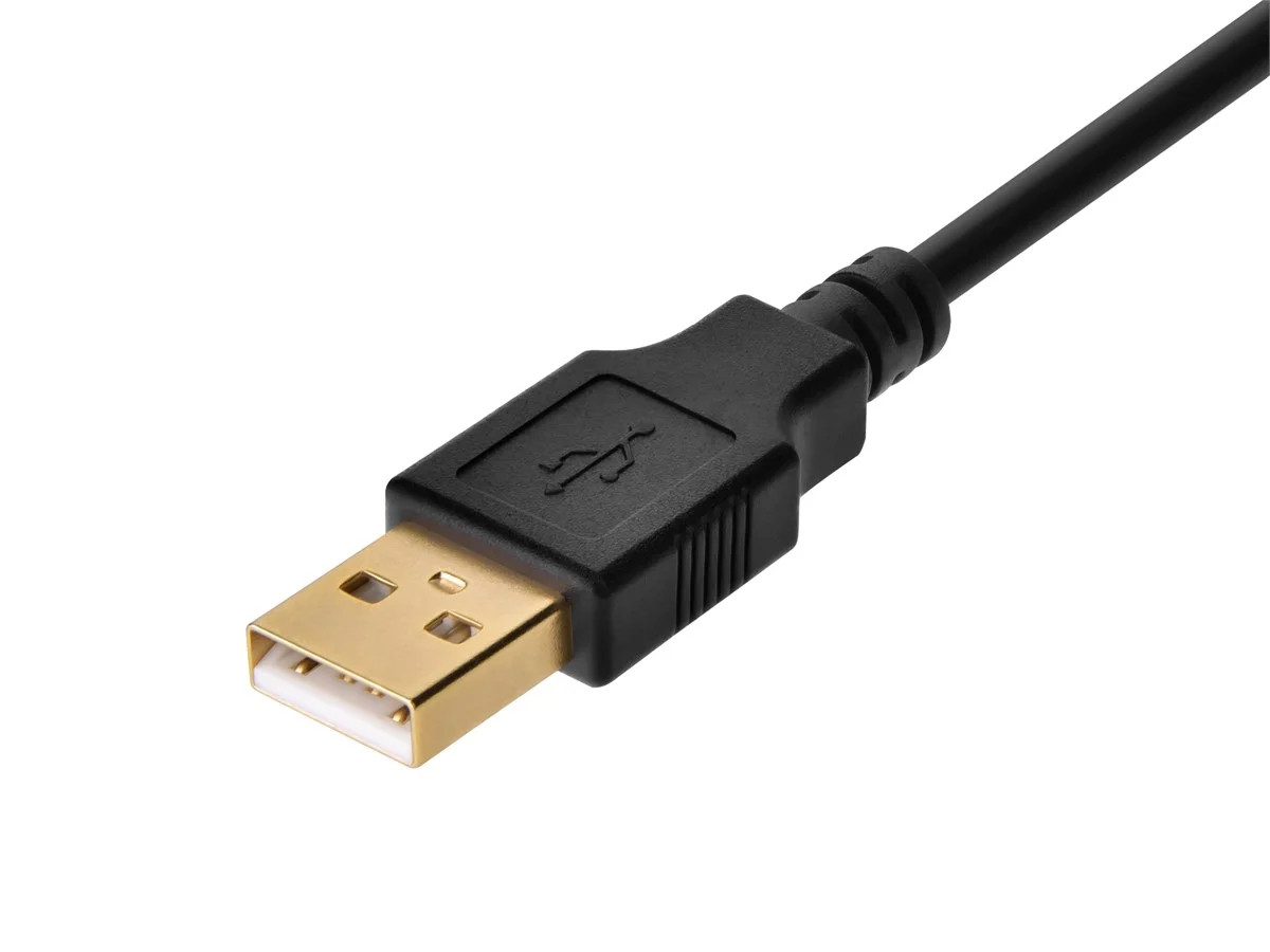 Monoprice USB-A to Mini-B Cable – 5-Pin, 28/28AWG, Black, 10ft