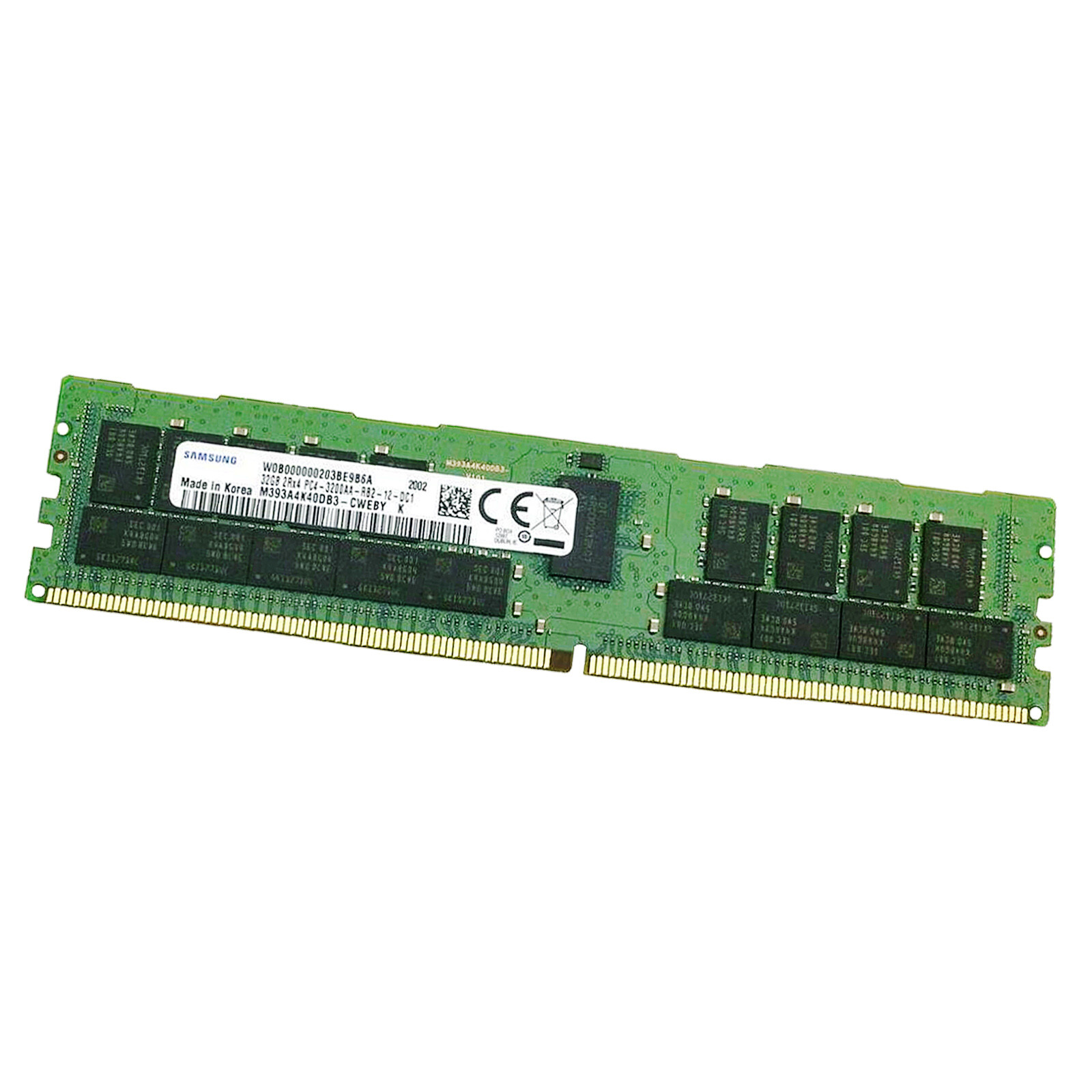 Samsung 32GB 3200MHz DDR4 RDIMM PC4-25600 2RX4 Server Memory M393A4K40DB3-CWE