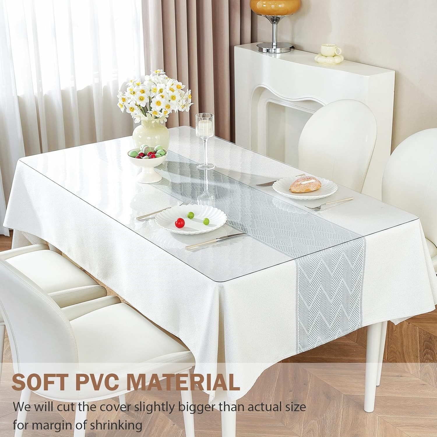 ClearDesk Protector: 14×24 Inch Waterproof PVC Table Mat