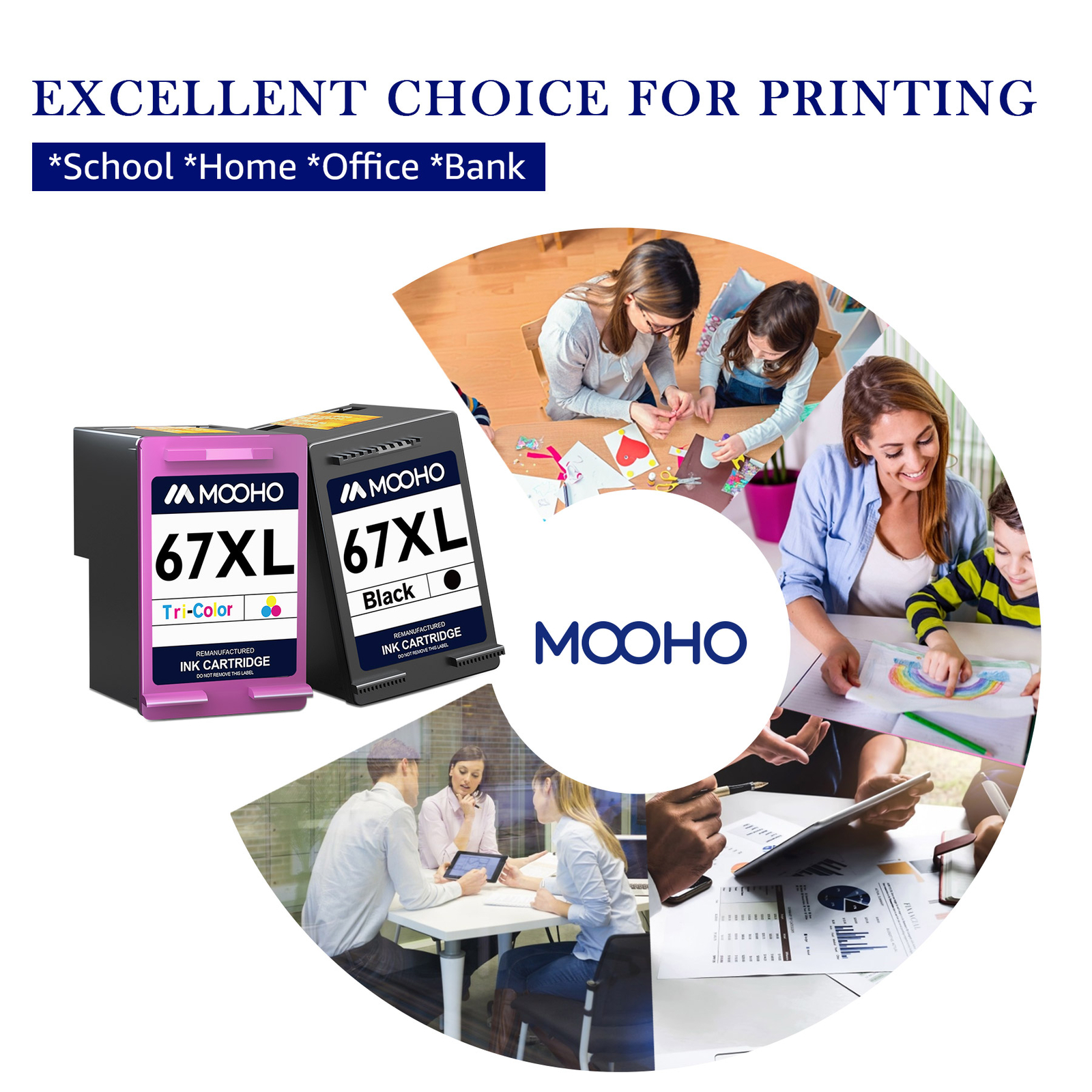 Multi-Pack 67XL 67 XL Ink Cartridge for HP ENVY 6052 6055 6455 6055 6058 6075