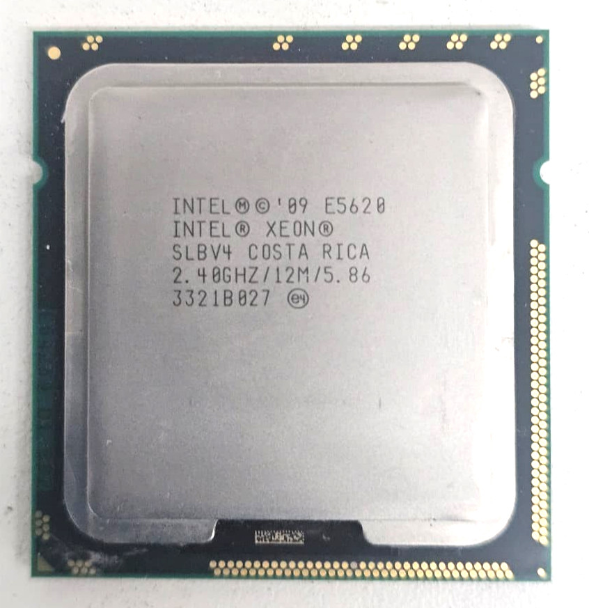 Intel Xeon 09 E5620 SLBV Processor Costa Rica 2.40GHz/12M/5.86 3321B027 Tested.