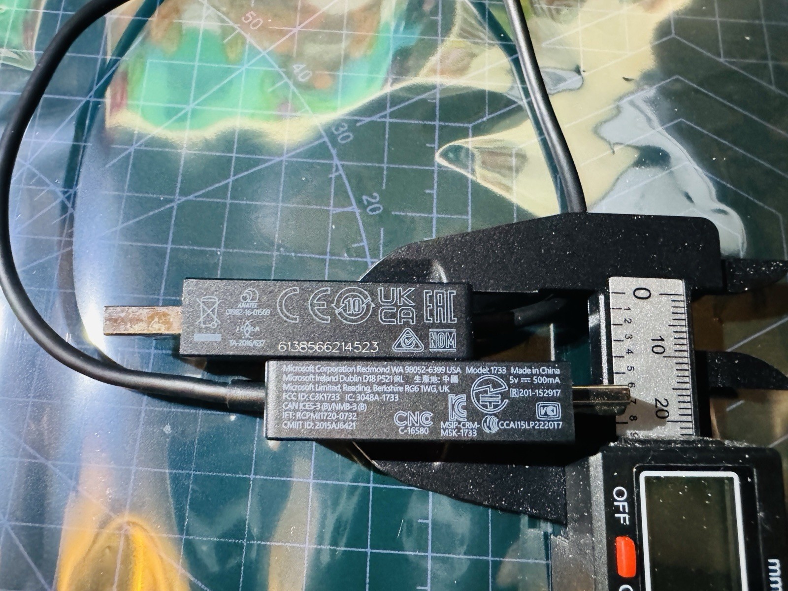 Microsoft P3Q-00001 Wireless Display Adapter Tested And Working Model 1733