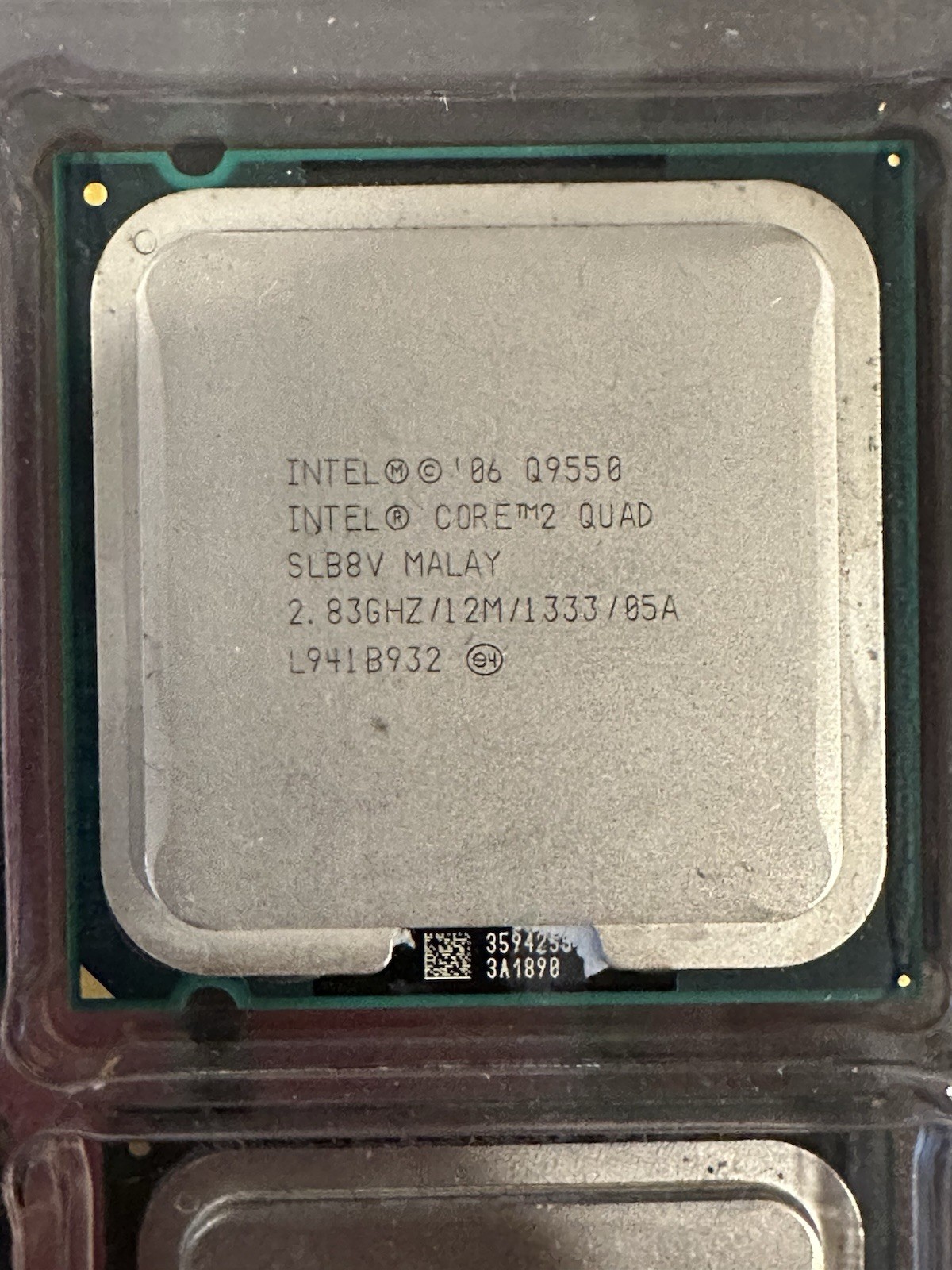 Intel Core 2 Quad Q9550 SLB8V 2.83GHz 1333M Quad-Core LGA 775 CPU