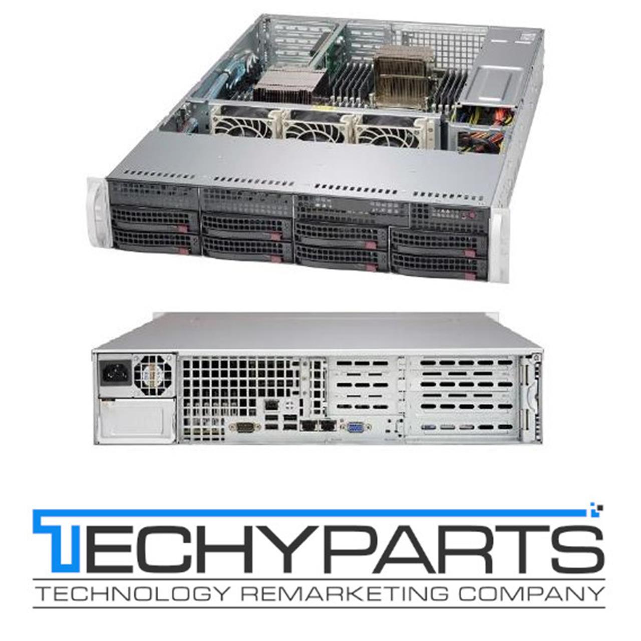 Supermicro 825TQC-600WB X11SPW-CTF 1x Xeon SILVER 4110 2.1GHz 96GB RAM 2U Server