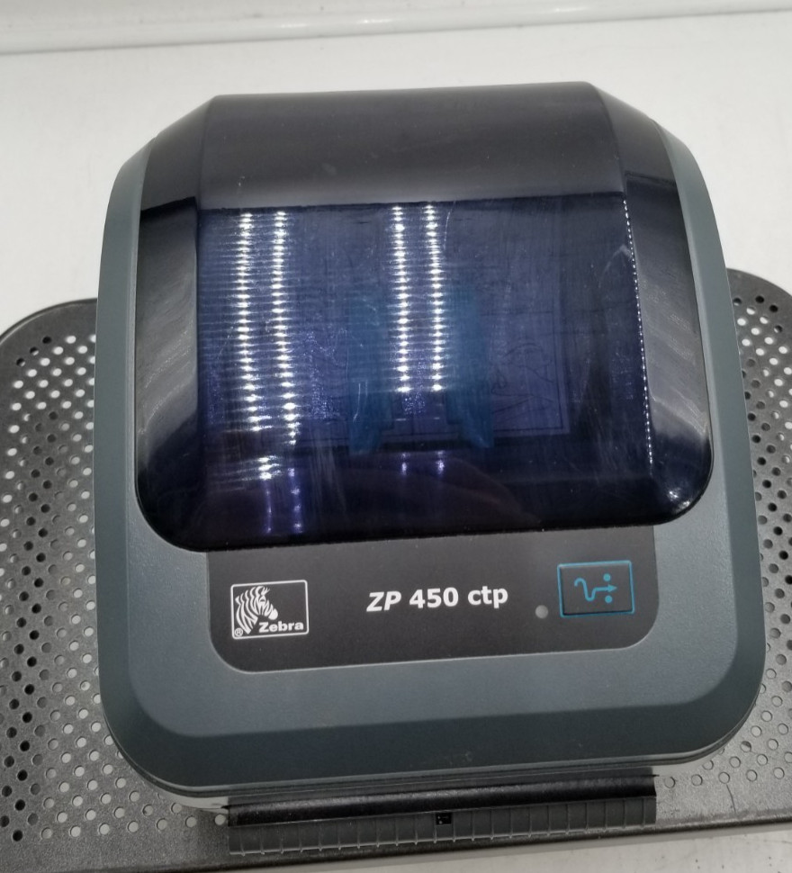 Zebra ZP450 Direct Thermal Shipping Label Printer (ZP 450) -FOR PARTS