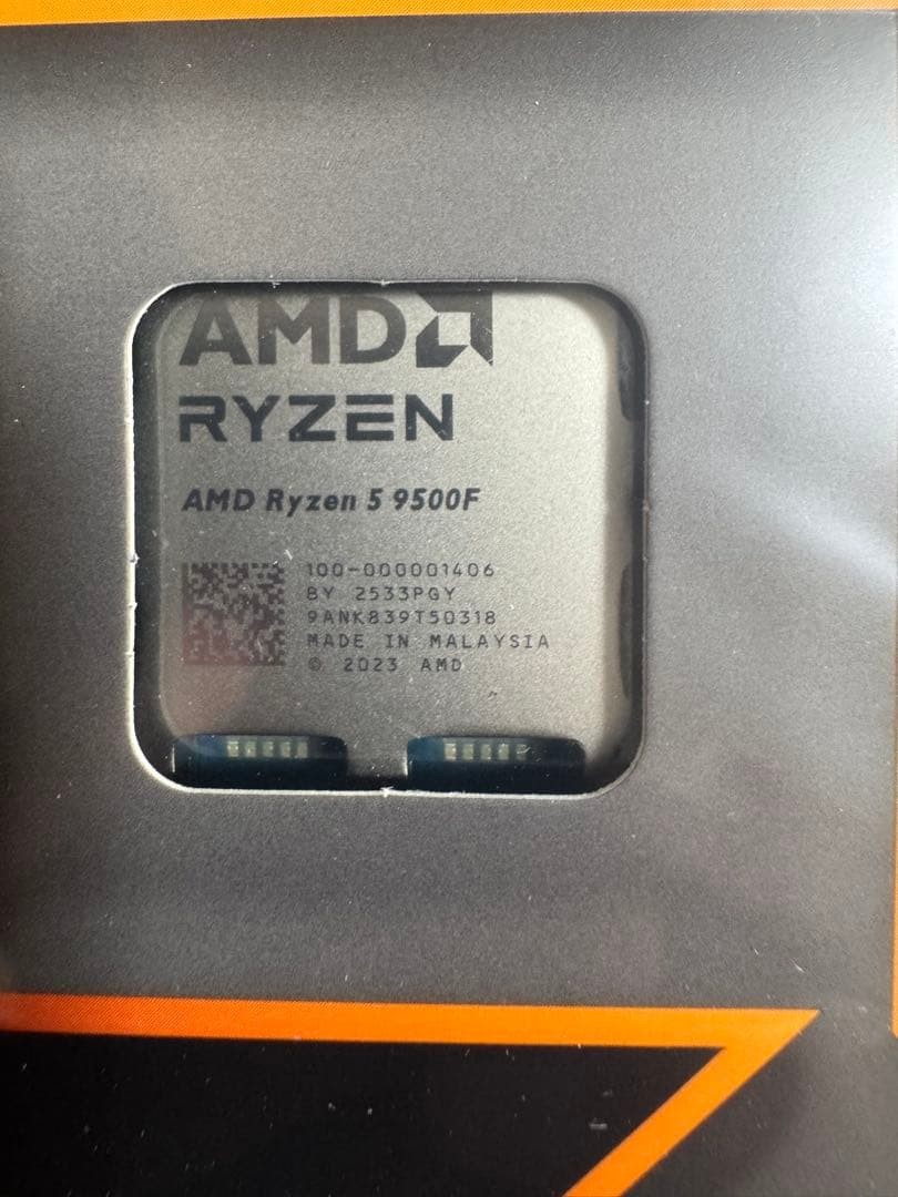 AMD Ryzen 5 9500F Processor 6-Core CPU Socket Does Not Apply Unopened
