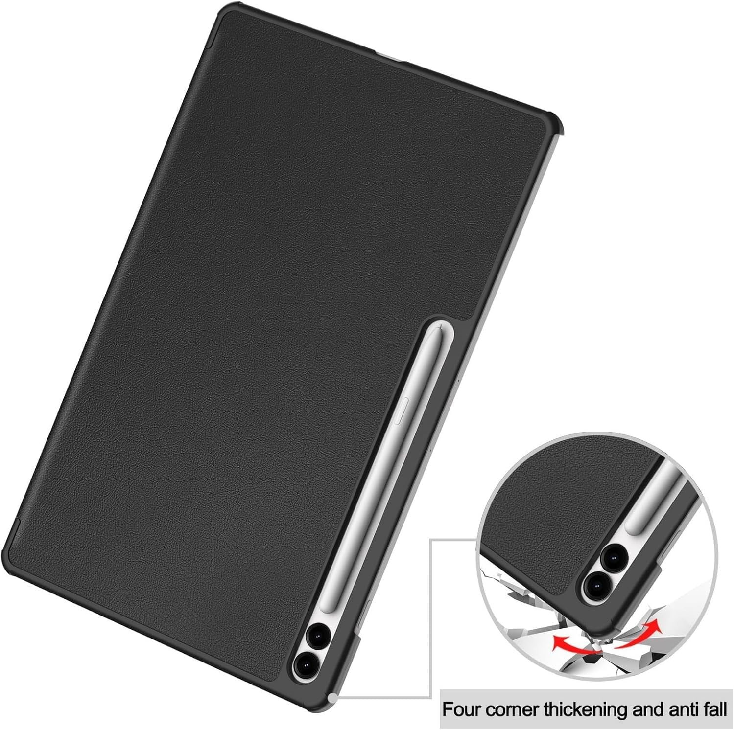 Case for Samsung Galaxy Tab S9 Ultra 14.6 inch, Backlit Detachable Keyboard, Bla