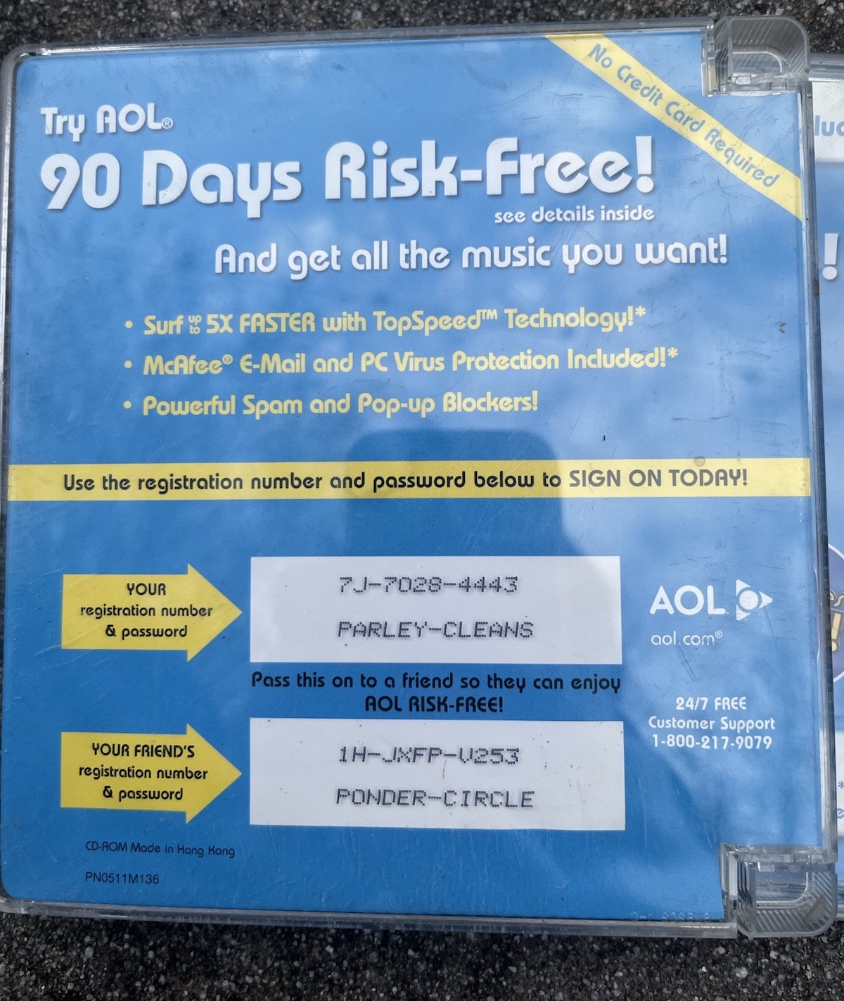 AOL 90 Days Risk-Free Security Edition CD for PC, McAfee Protection, 30+ Games