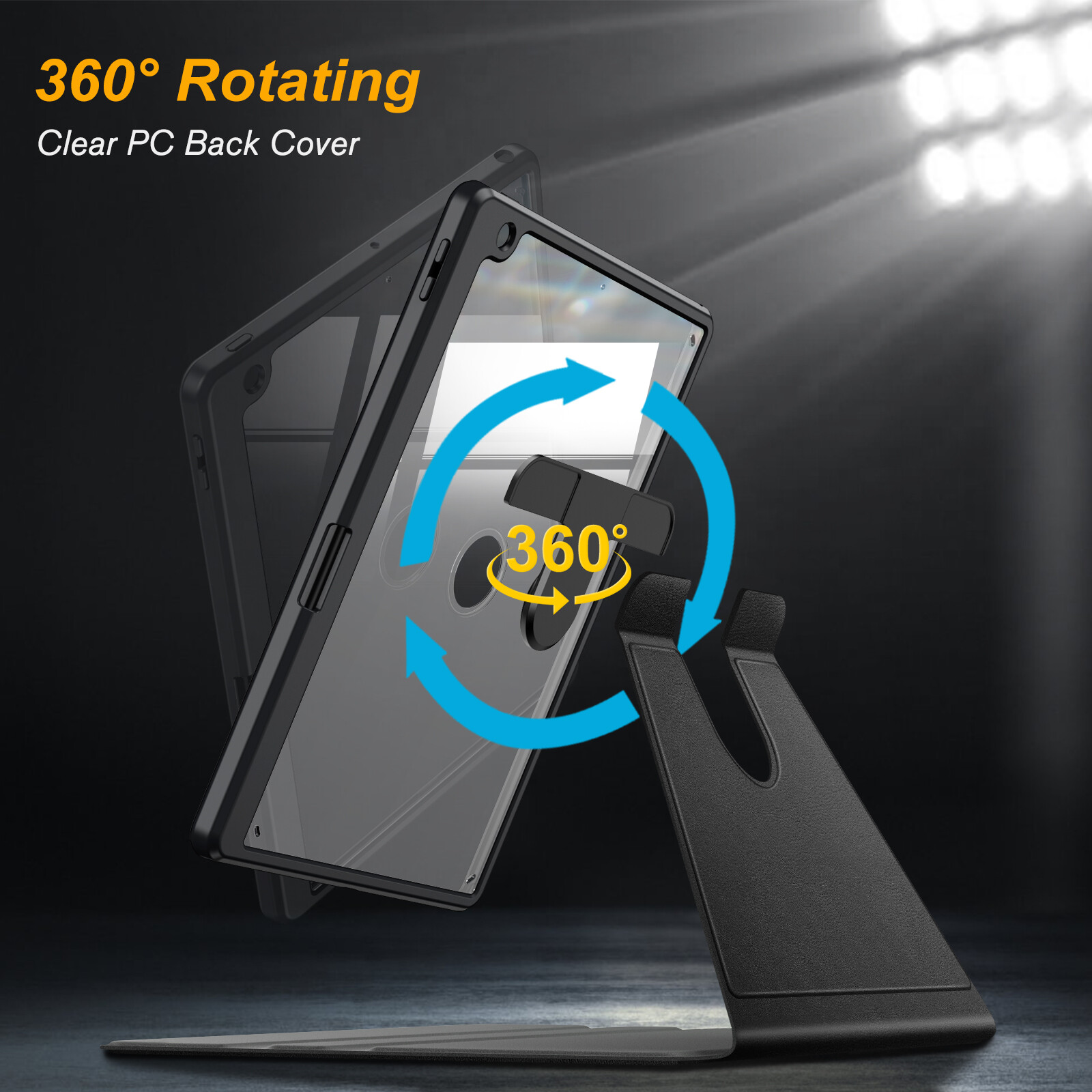 Stand Case for iPad 9th 8th 7th Gen 10.2 Inch Shockproof Cover w/ Pencil Holder