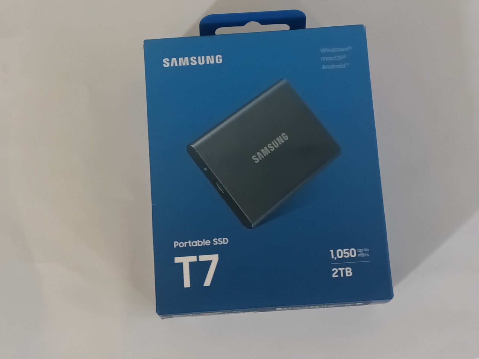 Samsung T7 2TB USB 3.2 Portable SSD -Titan Grey 1,050MB/s w Cable MU-PC2T0T