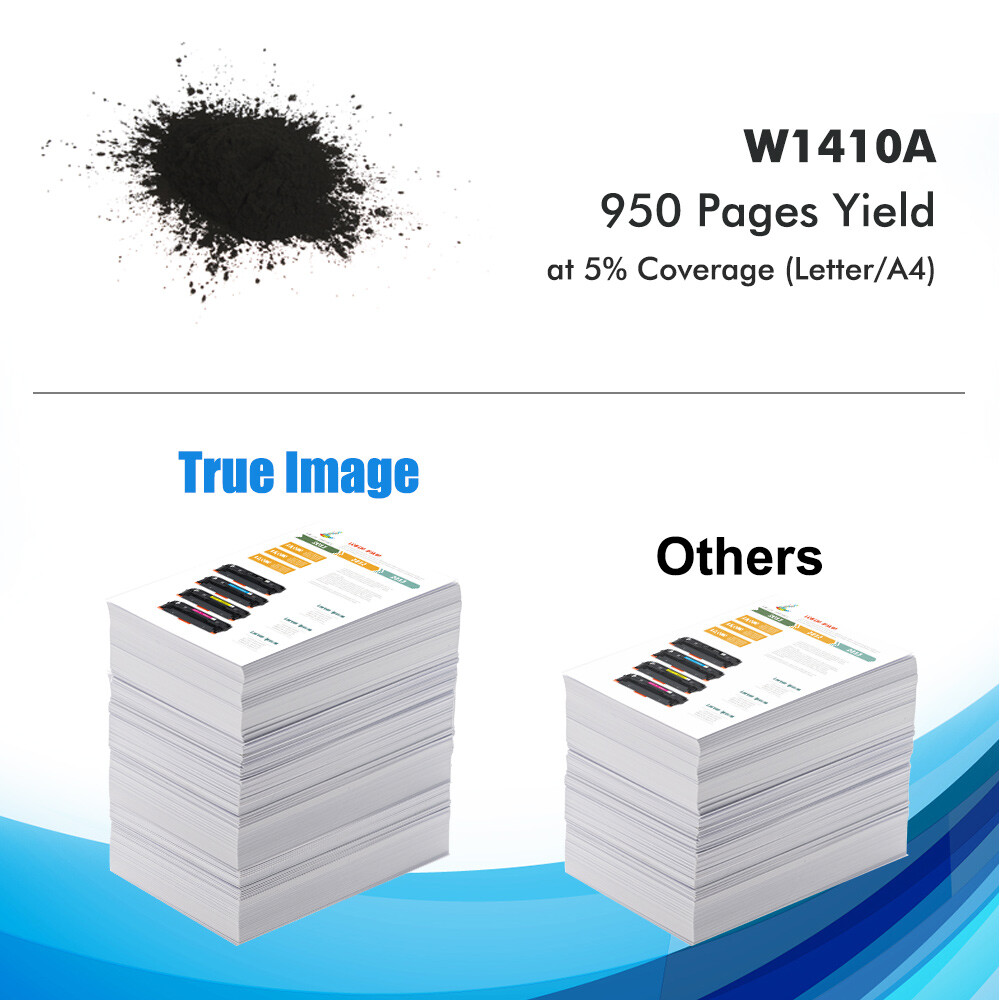 3PK 141A Toner with Chip Compatible HP W1410A for Laserjet M110w MFP M139w M140w