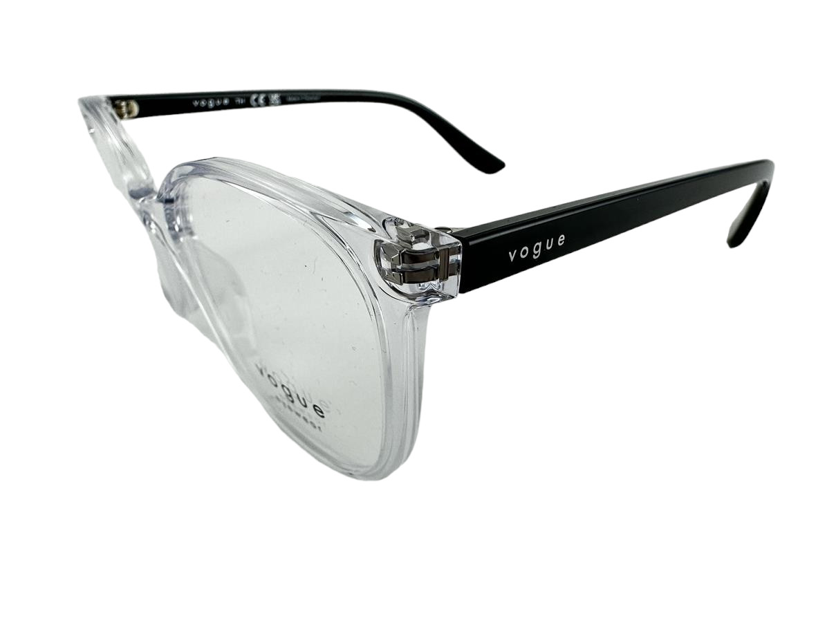Vogue Eyewear NEW Transparent & Black Eyeglasses 52-17-140 Fashion Frames VO5356