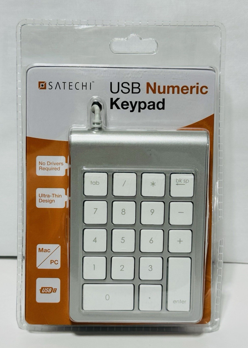 Satechi ST-U2NK USB Numeric Keypad Windows Or Mac NEW Sealed -FREE SHIP-