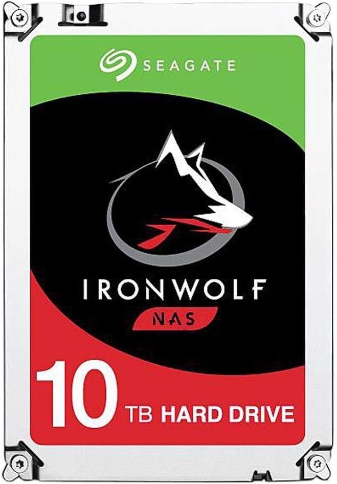 Seagate IronWolf 10Tb NAS Internal Hard Drive HDD – 3.5 Inch SATA 6GB/S 7200 RPM