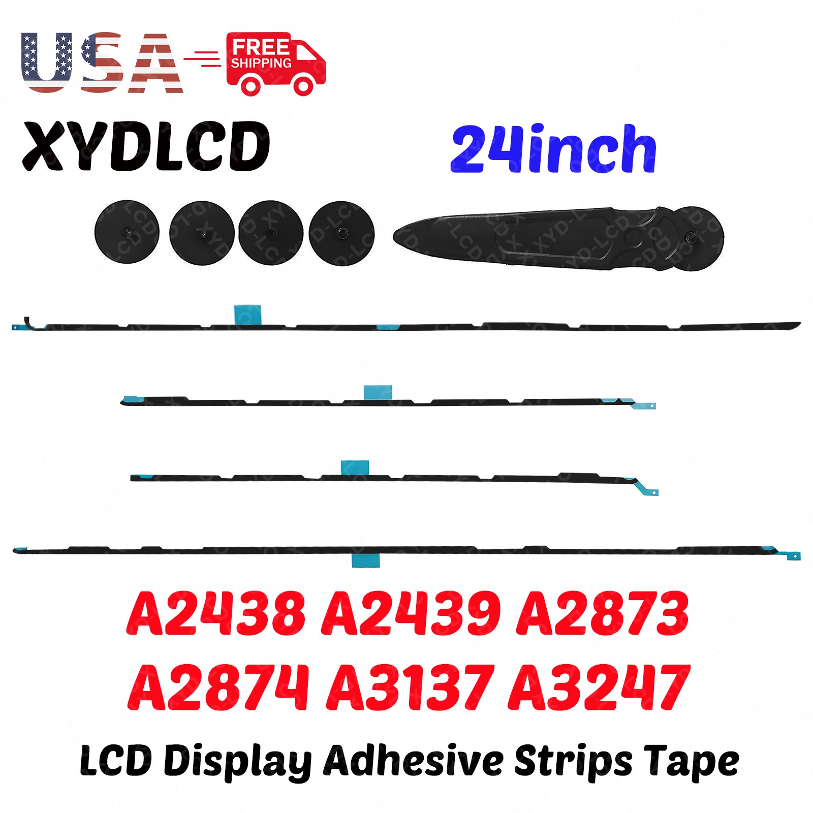 for iMac 24″ A2438 A2439 A2873 A2874 LCD Display Adhesive Strips Sticker Tape