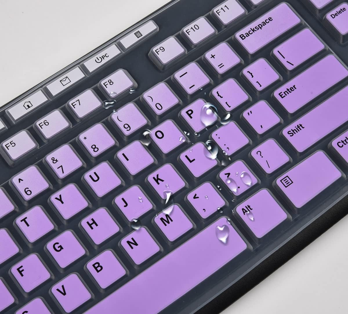 Logitech MK370 MK295 MK270 K270 Keyboard Skin Protector – Gradual Purple