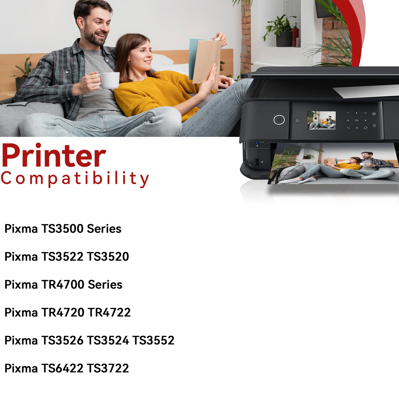 PG-275XL CL-276XL Ink Compatible with Canon Pixma TS3522 TS3520 TR4722 TS3722