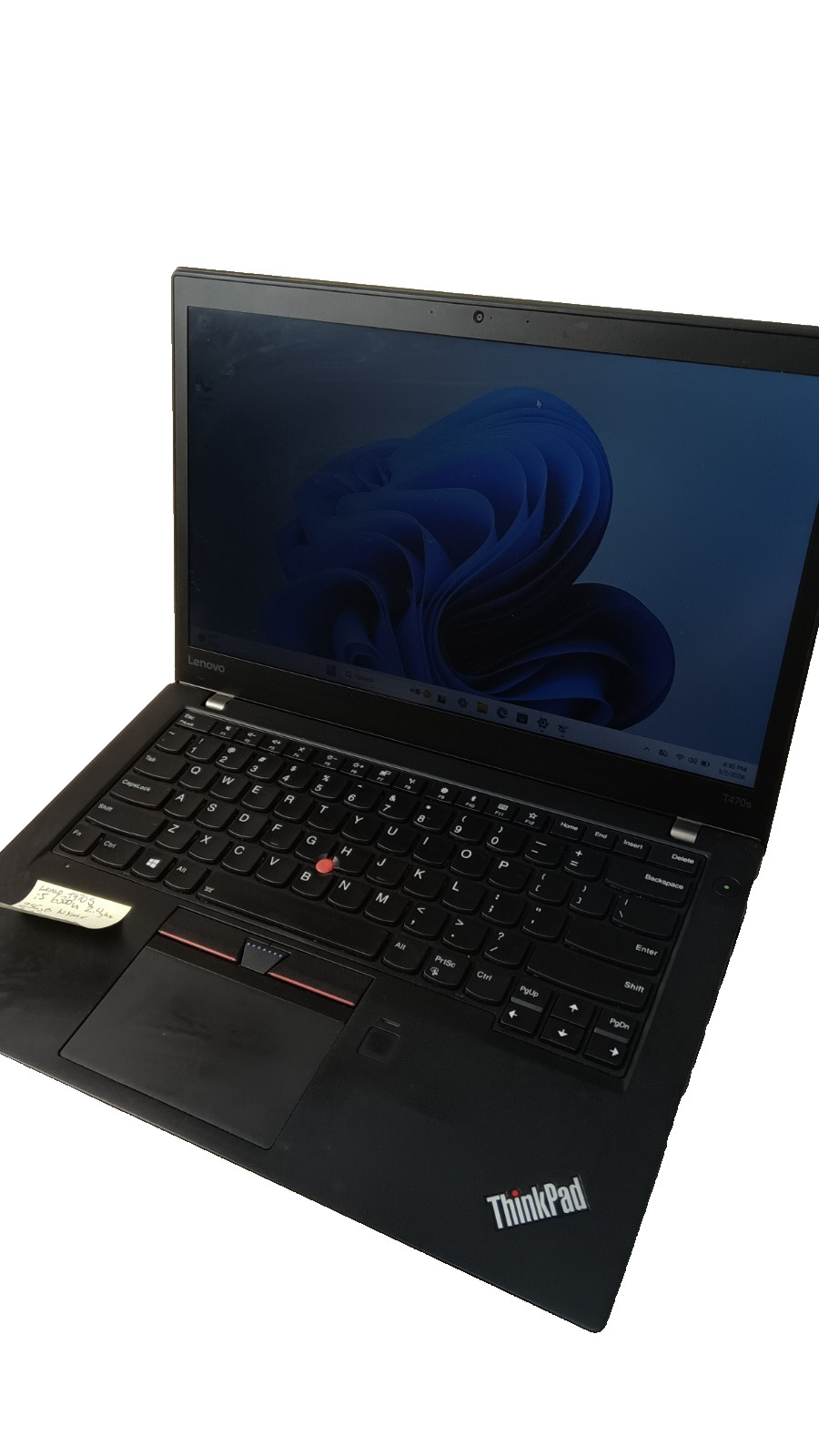 Lenovo ThinkPad T470s Intel Core i5-6300U 2.4GHz 12GB RAM 256GB SSD 14″ win 11