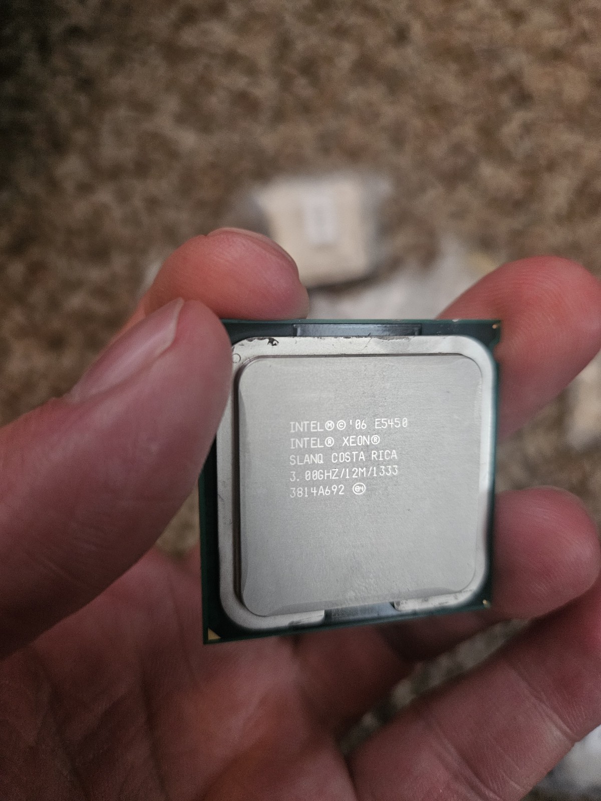Old Intel Xeon E5450 SLANQ CPUs