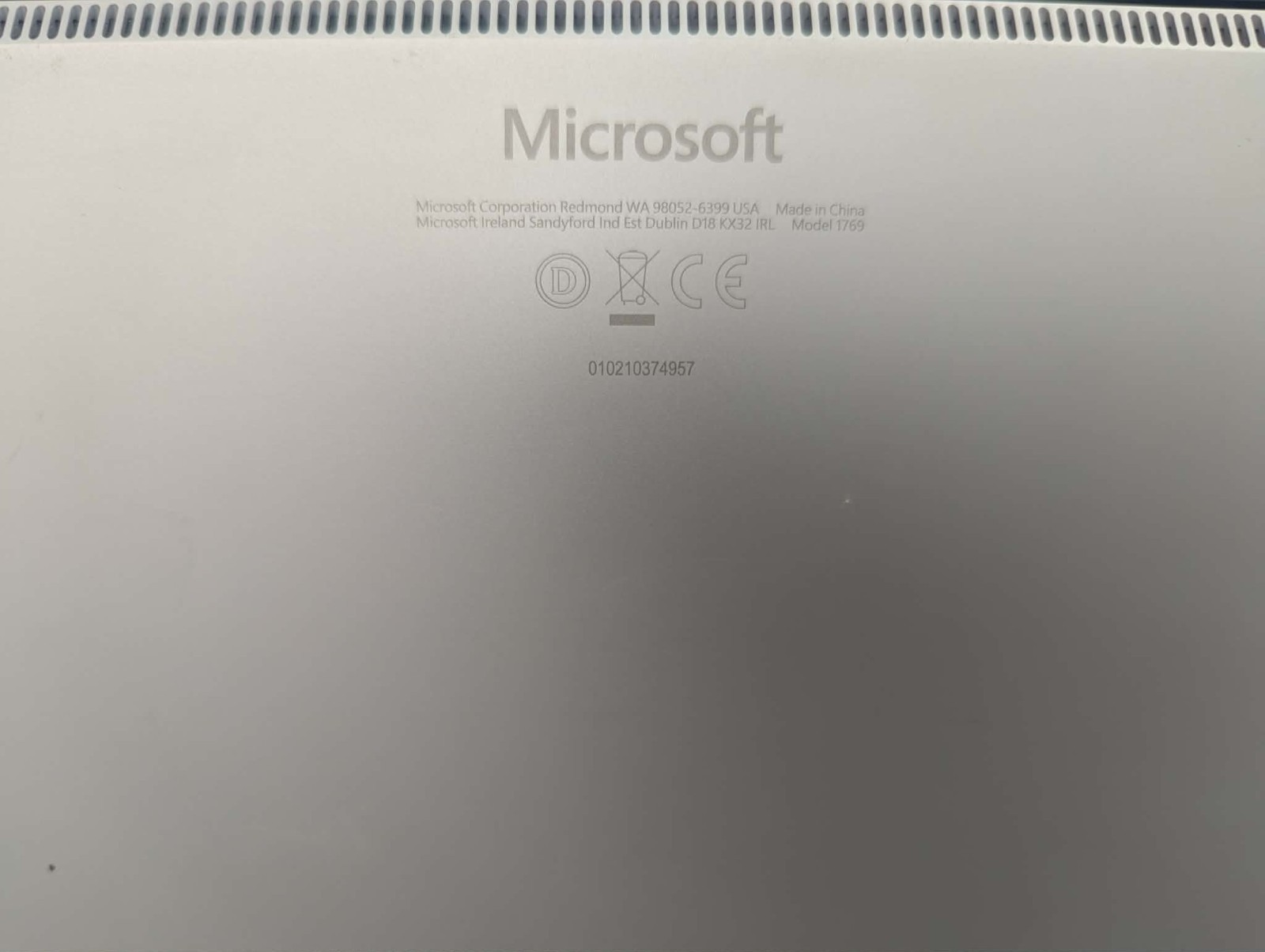 Great desktop! Microsoft Surface Laptop Model 1769 i7-7660U Keyboard not working