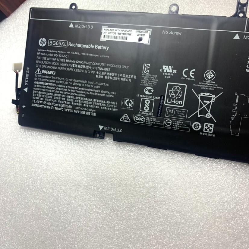 Genuine BG06XL Battery For HP EliteBook 1040 G3 Series 804175-181 805096-005 OEM