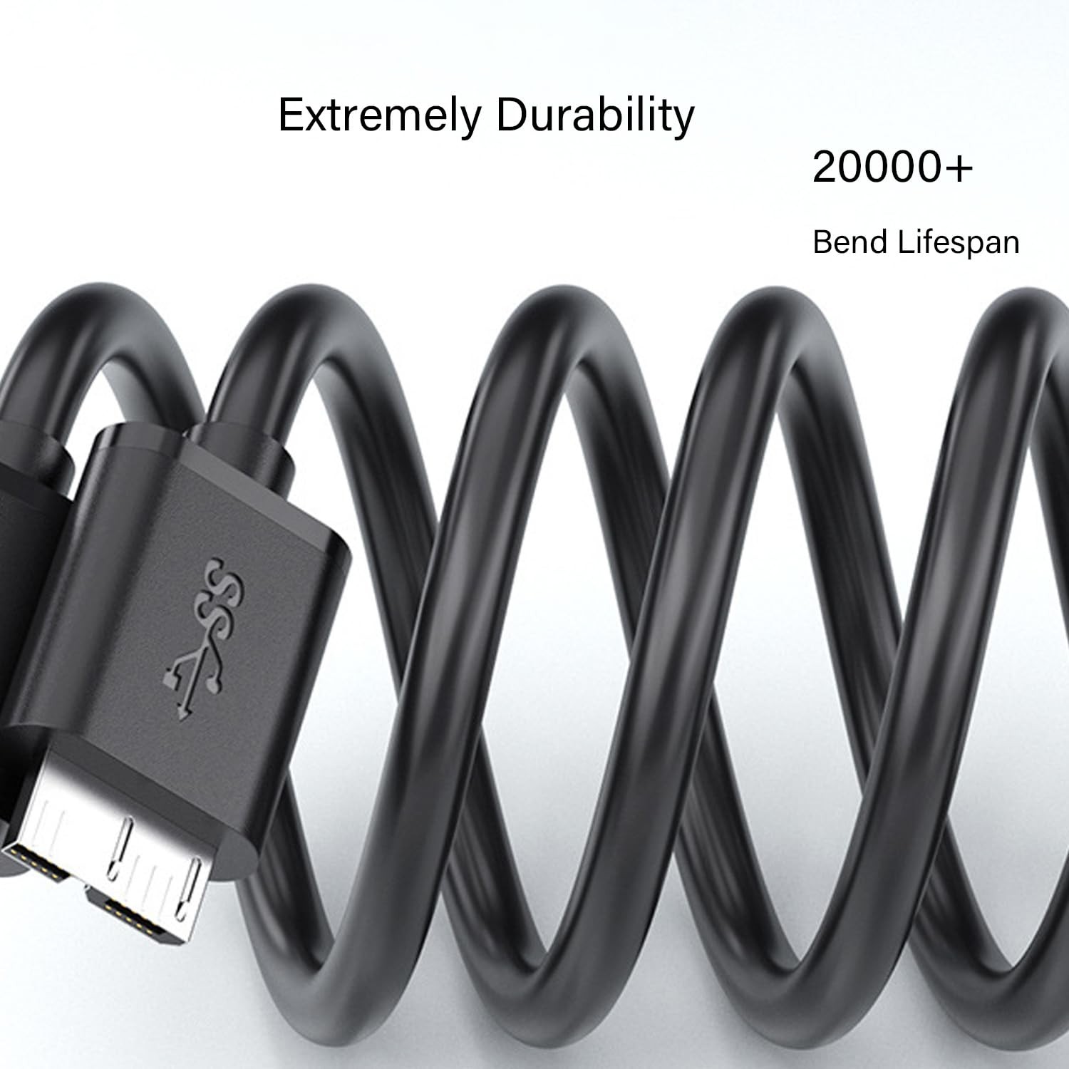 Micro USB 3.0 Cable High Speed Data SYNC For HDD External Hard Drive LOT