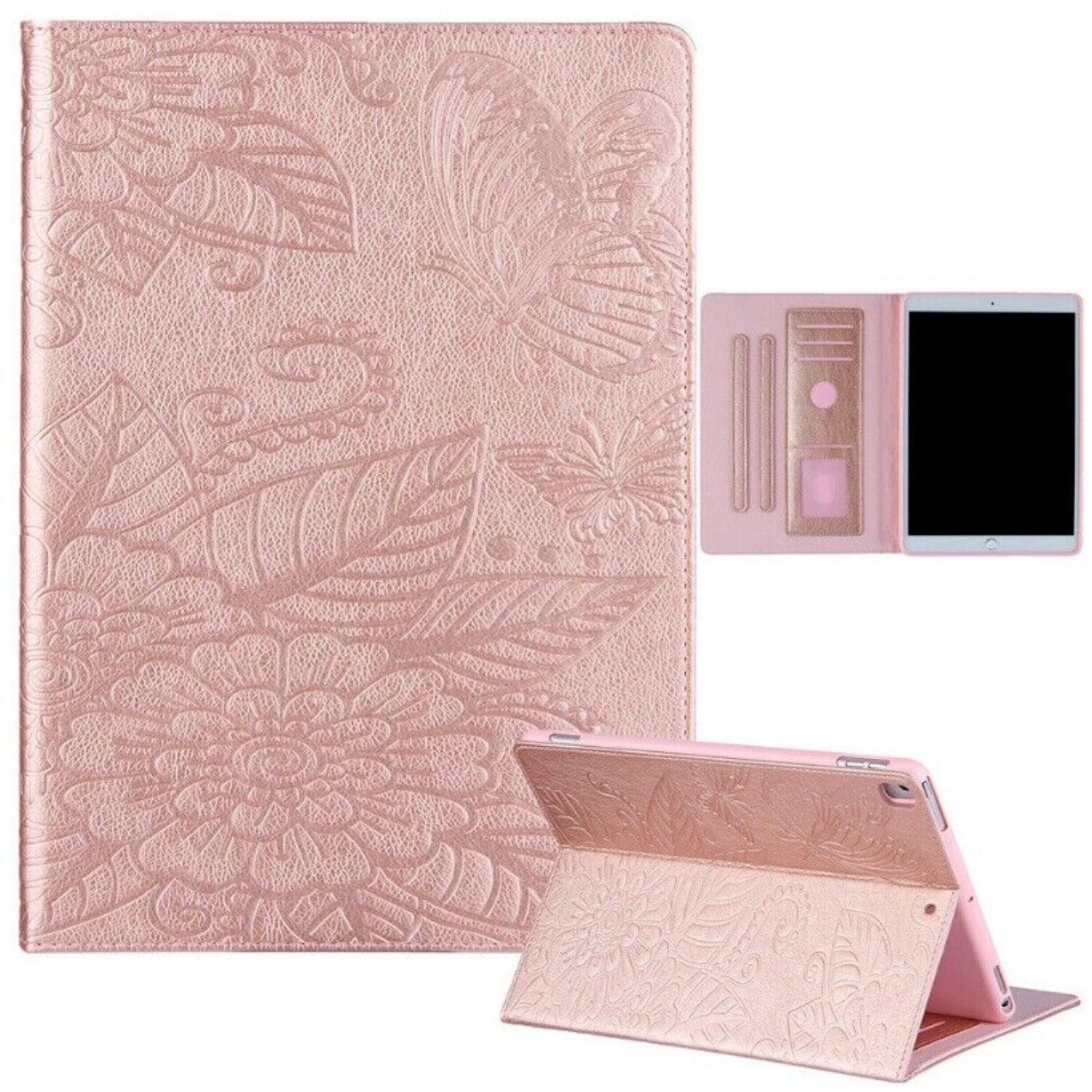Case For iPad 7th 6th 5th Gen Mini 4 5 Air 11 2024 (M2) Leather Stand Flip Cover