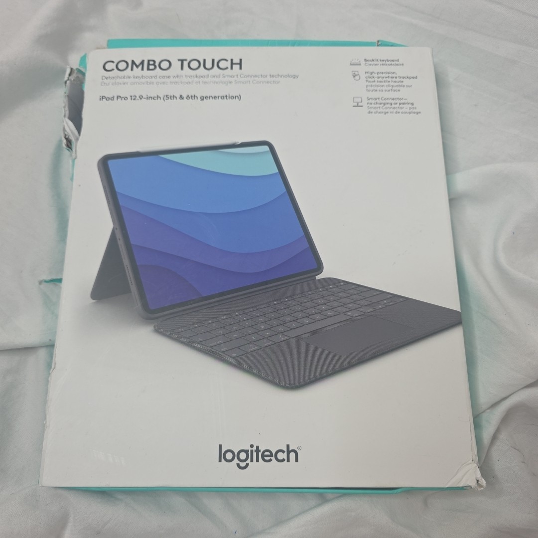 Logitech Combo Touch Keyboard Case for iPad Pro 12.9″ 920-010097 (FOR PARTS (CBQ