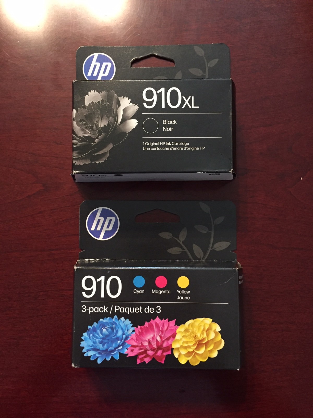 NEW – HP 910XL Black & 910 3-pack Cyan/Magenta/Yellow Original Ink Sept Oct 2027