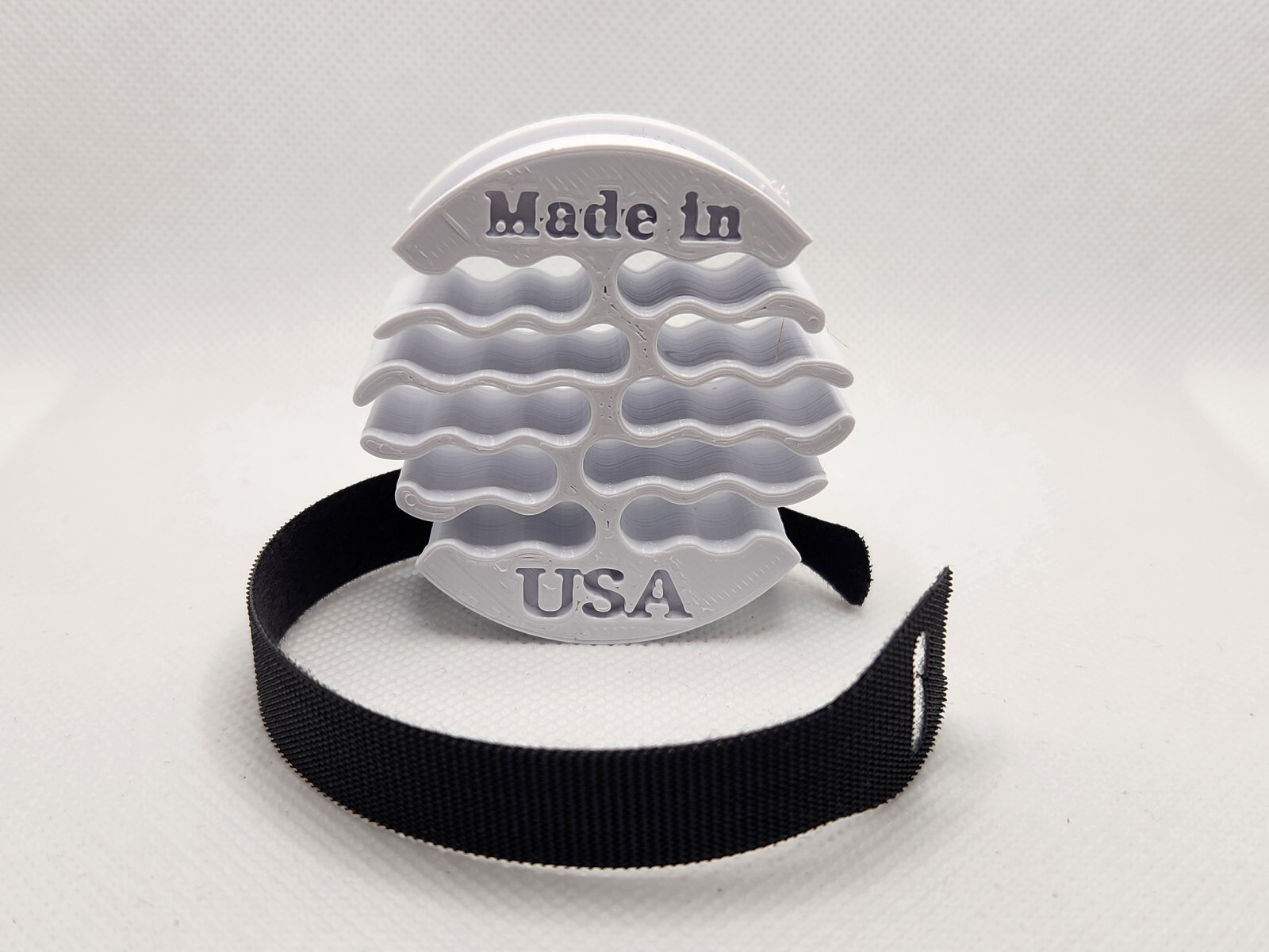 Cable White Ethernet Comb/Organizer – 24 Hole Cat 5/6 UTP – Comes With Tie – USA
