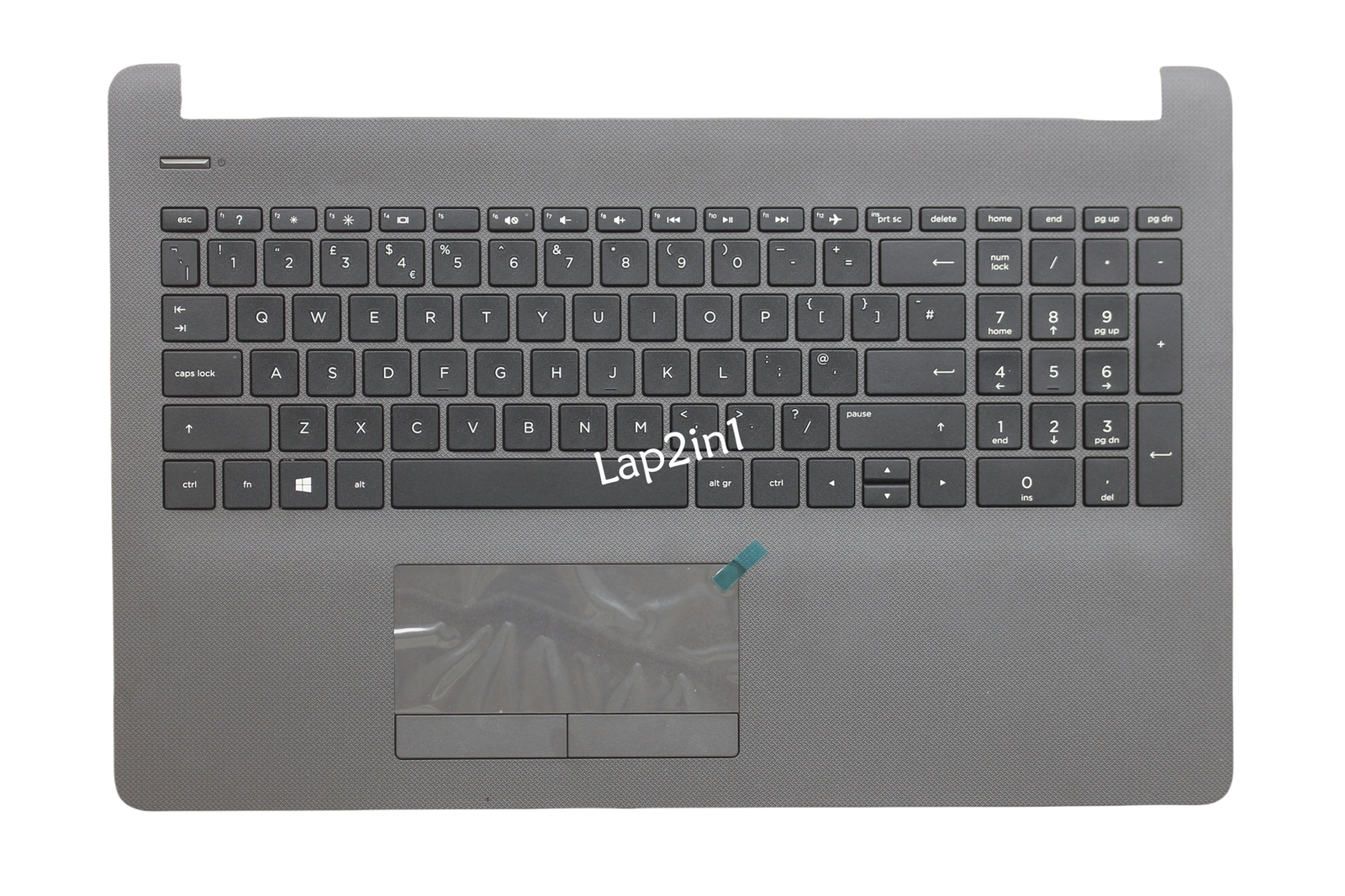 New HP 250 G6 255 G6 Palmrest Touchpad UK Keyboard Top Case Cover 929906-031