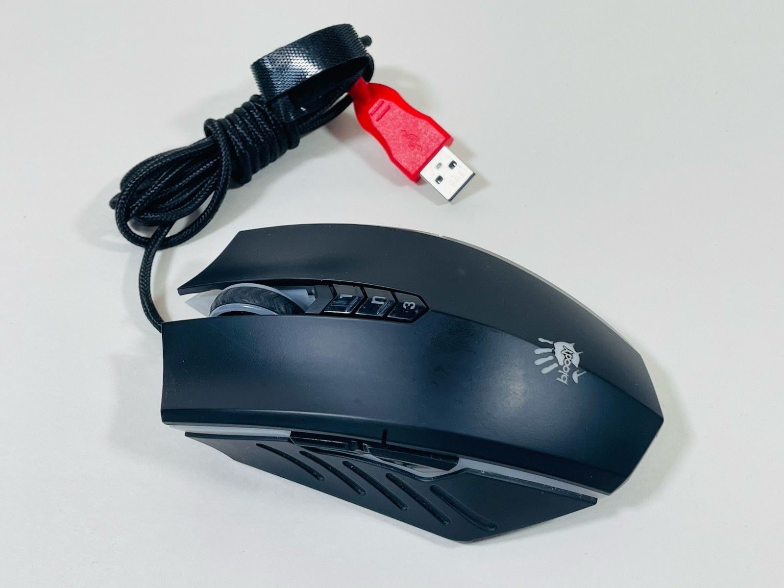 bloody Light Strike a70x Gaming Mouse Wired USB Optical LED Ergonomic Black