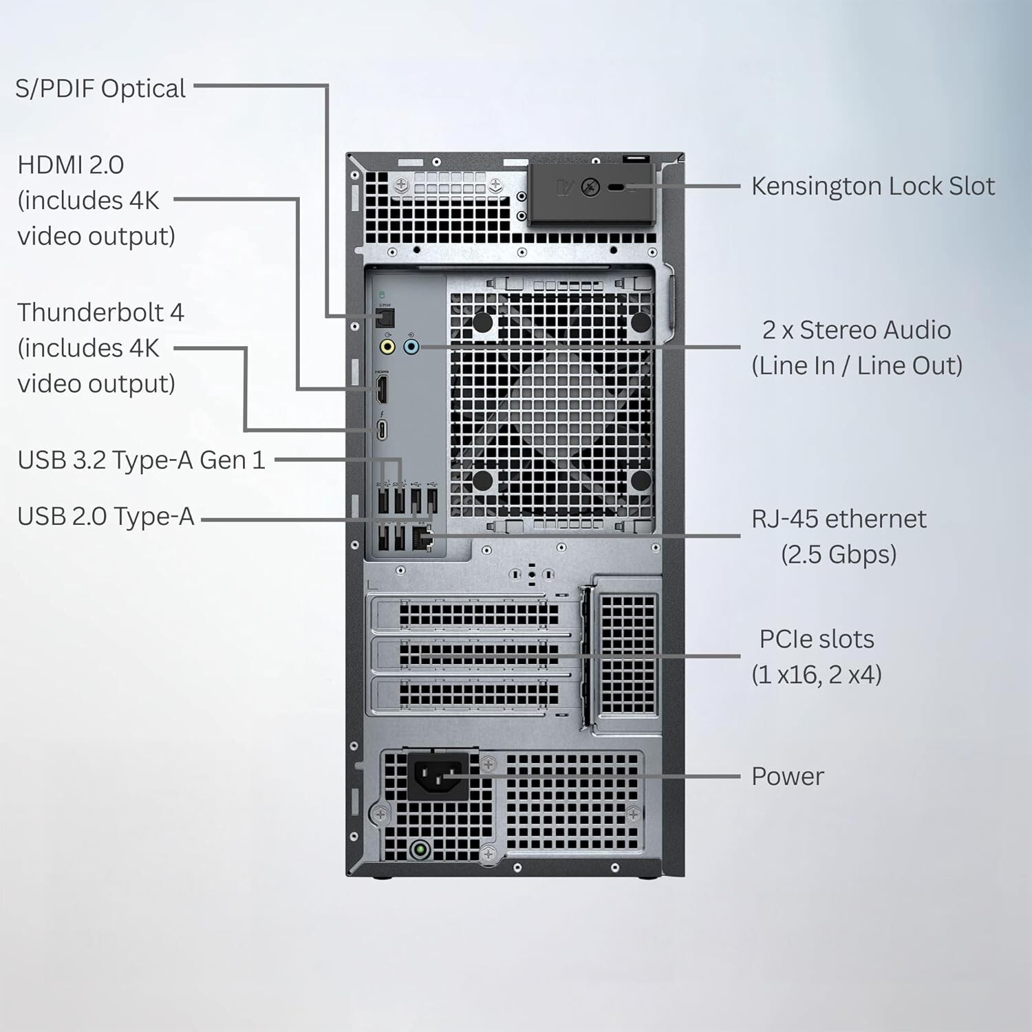 Dell Tower Plus EBT2250 Desktop PC – Ultra 7 265, Intel UHD Graphics 770, Win 11