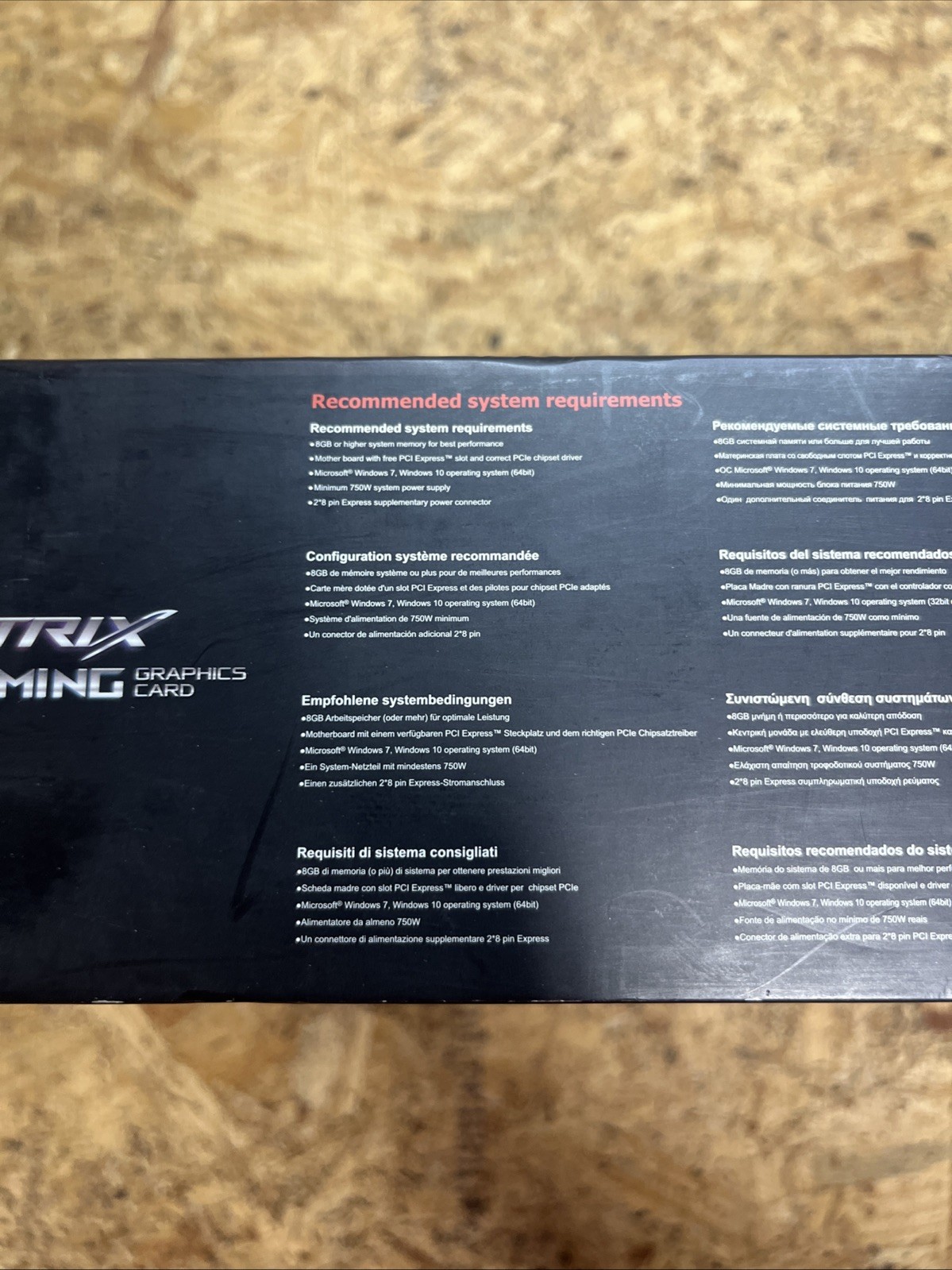 AMD Radeon RX VEGA 64 8GB Asus ROG-STRIX GAMING OC Edition Graphics Card